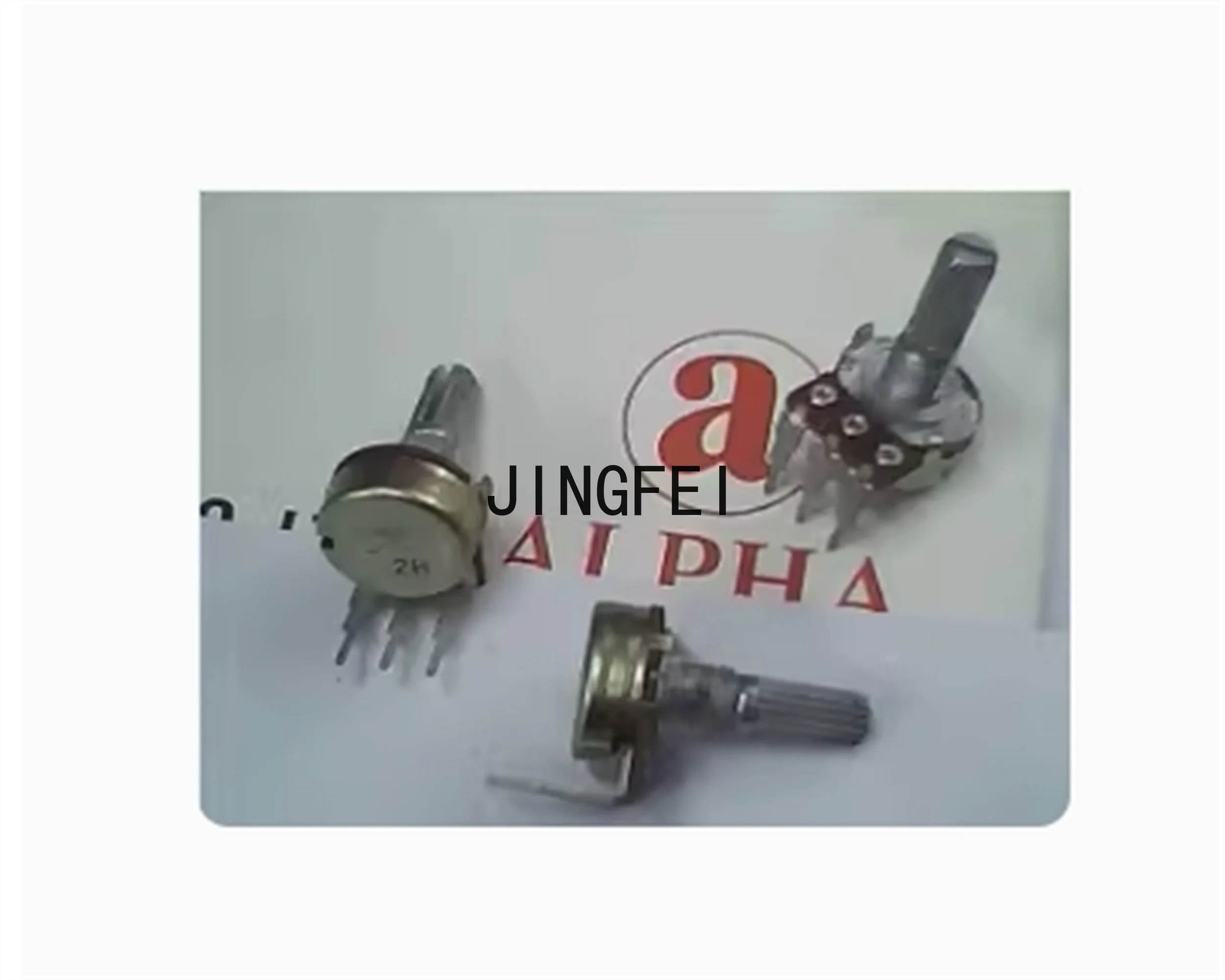 3 pcs Taiwan ALPHA Alpha 16 potentiometer B50K bent foot shaft length 20MM