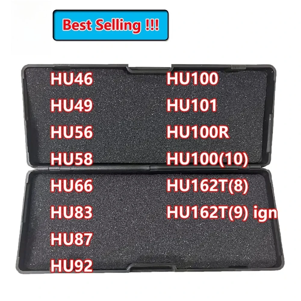 LiShi 2 in 1 Tool HU49 HU46 HU56 HU58 HU64 HU66 HU83 HU87 HU92 HU100 HU100R HU100(10) HU101 HU64 V.4 HU101 V.4 for Car Key