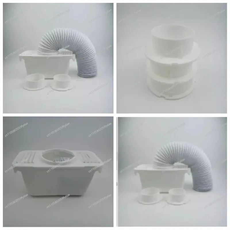 Universal Tumble Dryer Condenser Kits Vent Hose Ventillation Kit Box Part with PVC Flexible Stretch Exhaust Duct