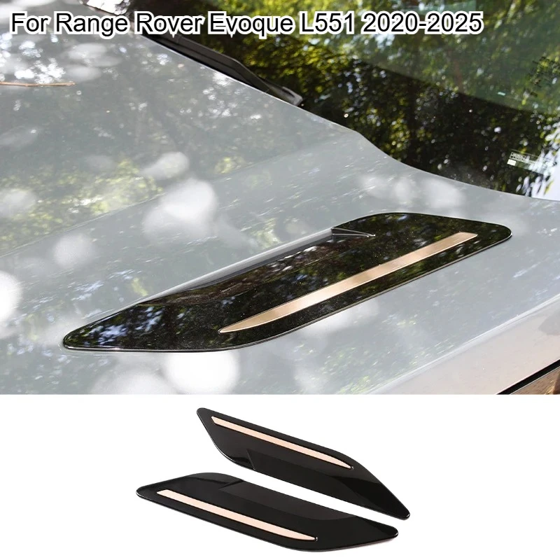 

For Range Rover Evoque L551 2020-2025 Auto Parts Engine Roof Hood Frame Cover Trim ABS Chrome Car Exterior Upgrade Accessories