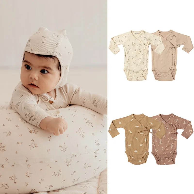 0-24M Newborn Kid Baby Boys Girls Clothes Long Sleeve Baby Romper Cotton Jumpsuit Casual Cute Sweet New Born Clothing Outfit