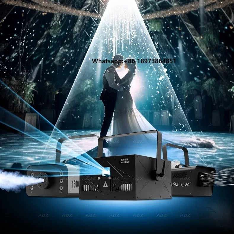 

10w Led Rgb Animation Wedding Show Beam Disco Stage Dj Dance Floor Lights With Snow Machine Wedding Projector
