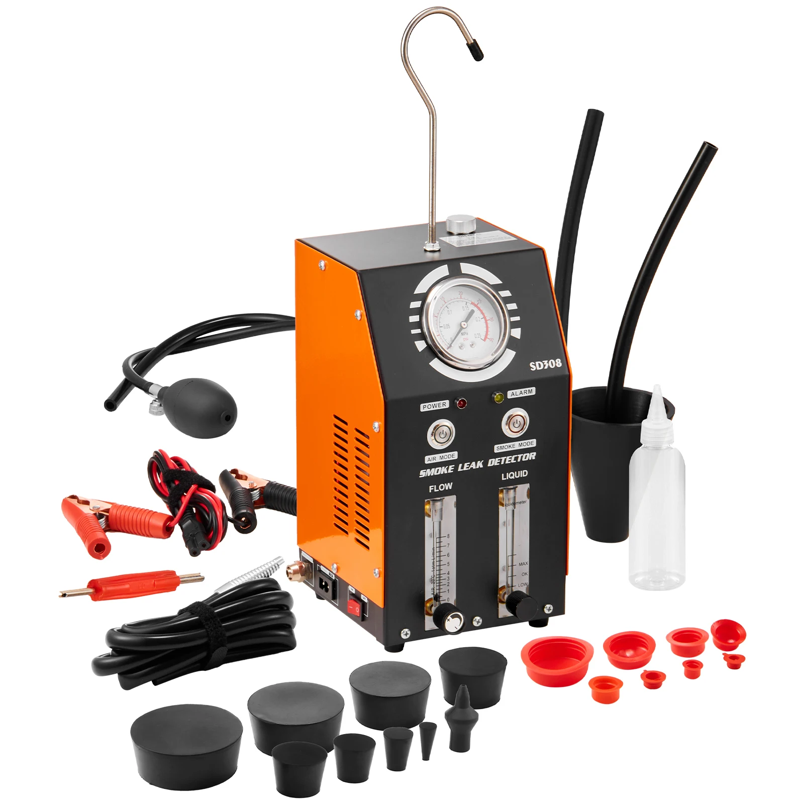 SucceBuy Rilevatore di perdite per macchina del fumo automobilistica EVAP Tester di perdite per macchina del fumo Diagnostica sottovuoto a 2 modalità per il sistema di tubi carburante EVAP