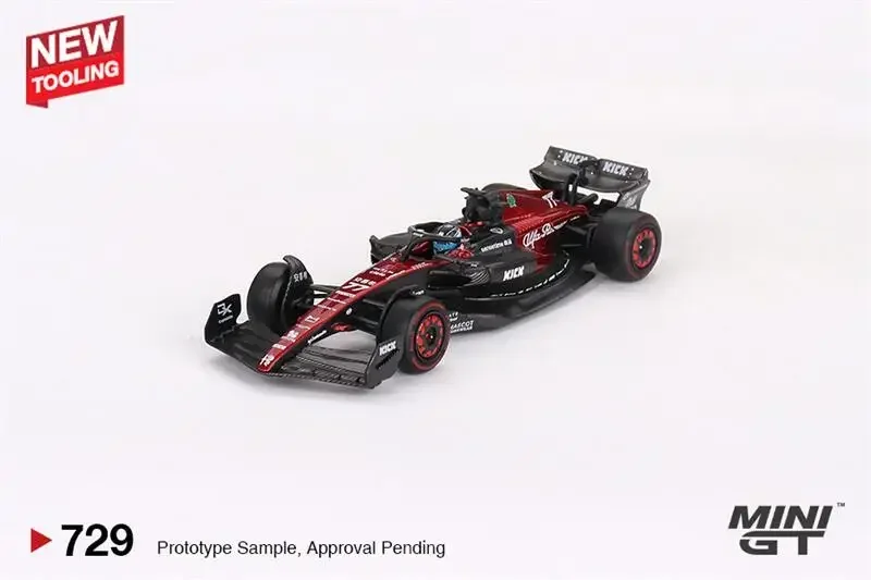 MINI GT 1:64 Romeo C43 #24 Zhou Guanyu /77 Valtteri 2023 F1 2023 Model Car