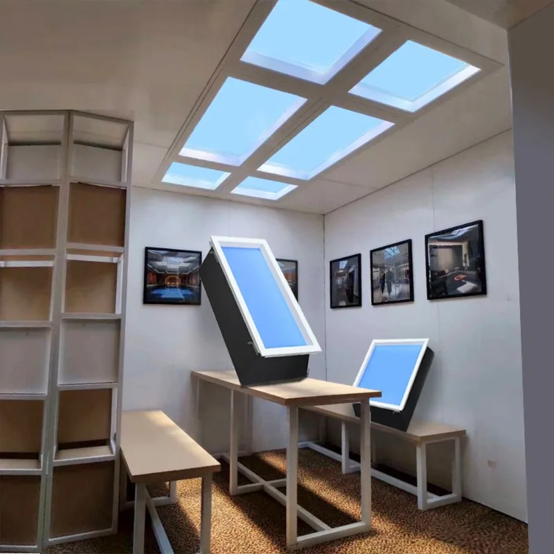 LED smart blue skylight artificial sunshine panel light simple modern lighting personalized ceiling light artificial sunshine
