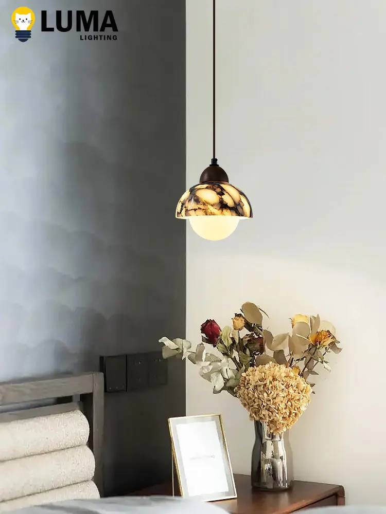 Round Modern LED Wall Lamp Metal Ceiling Light Cream Decor Lighting for Bedroom Living Room Corridor