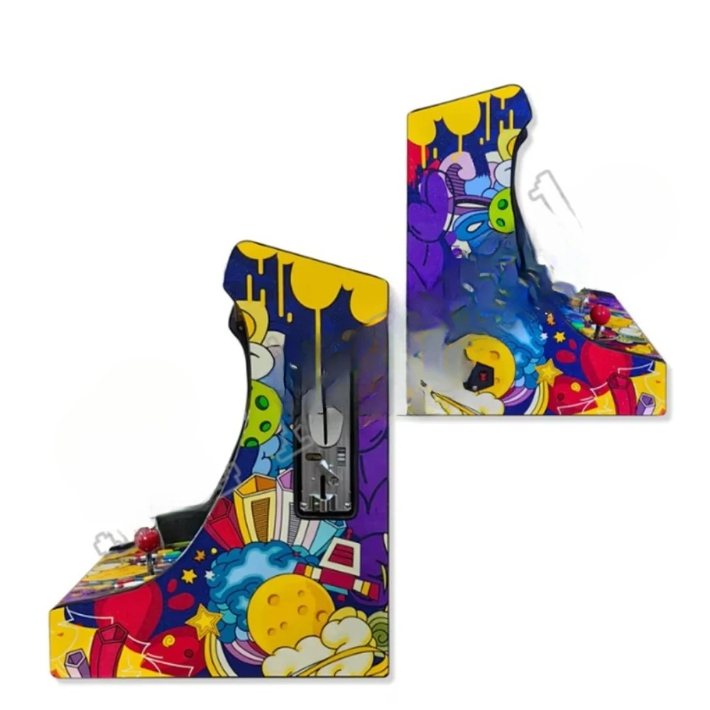 Game double 22 inch high definition 1280p arcade 8-way joystick button 2023 double-sided screen coin slot