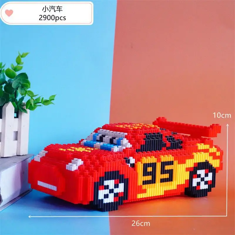 Riesiges 33 cm großes niedliches Stich-Spielzeugblock-Set – perfektes Geburtstagsgeschenk für Kinder und Erwachsene, pädagogische und lustige Bausteine