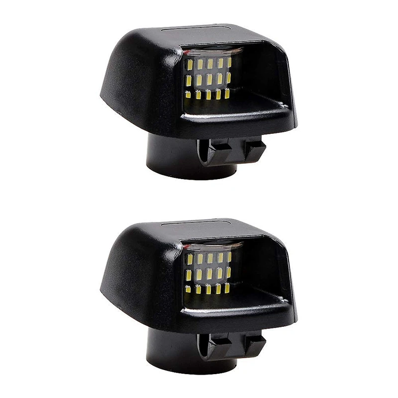 2X LED License Plate Lights Lamps For Nissan 07-19 Frontier 08-15 Nissan Titan Xterra 09-12 Suzuki Equator