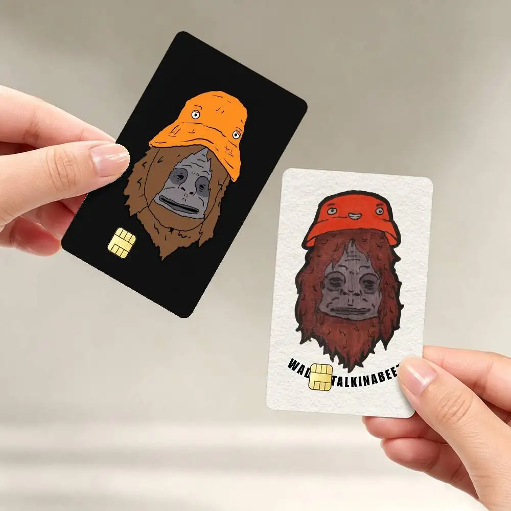 S-Sassy The Sasquatch Sticker Film Tape Skin for Credit Card Debit Card Waterproof
