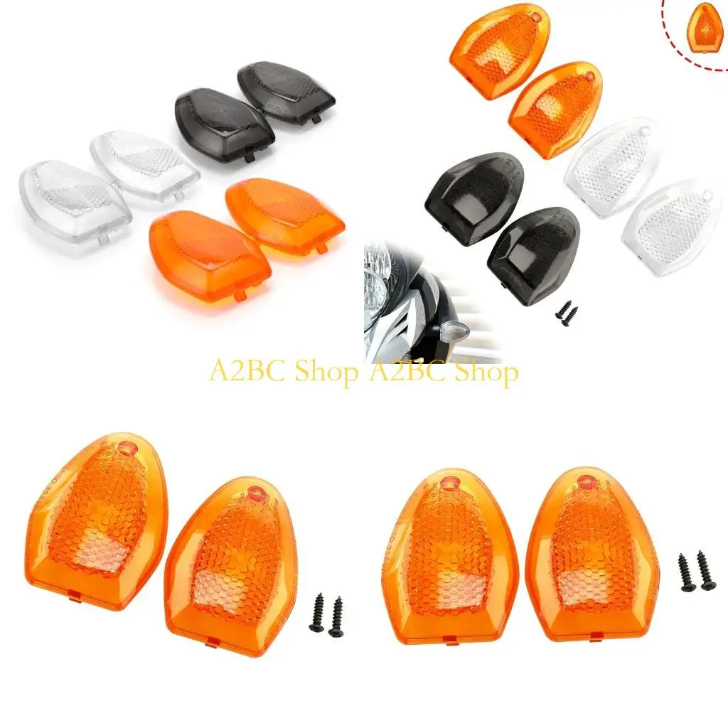 A2BC 2Pcs Bike Light Cover Impact Resistant Easy Fit for DR200S SV650X GSR750