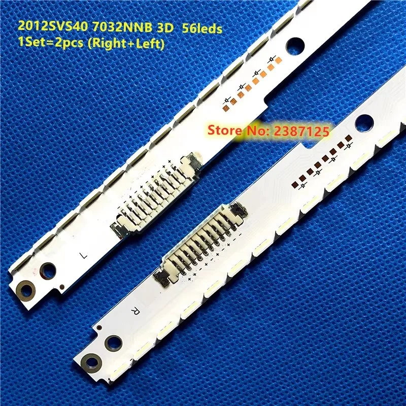 LED شريط إضاءة خلفي ل 2012SVS40 7032NNB LEFT56 RIGHT56 UA40ES5500R UA40ES5600R UA40ES6100 UA40ES6220R UA40ES6600R LE400BGA-B1