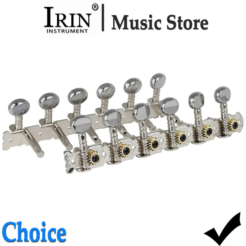 IRIN 6L6R 12-saitige Akustikgitarre Tuning Key Peg Tuner Mechanik Metall String Tuner Taste Gitarre Langlebige Teile