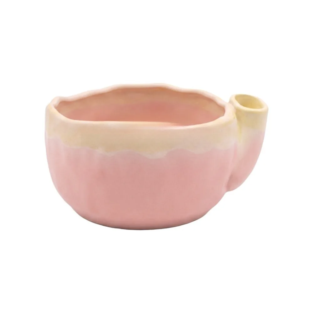 Self-Spinning Ceramic Berry Colander Bowl Drainage Hole Easy-clean Berry Washing Bowl Decorative Multifunctional