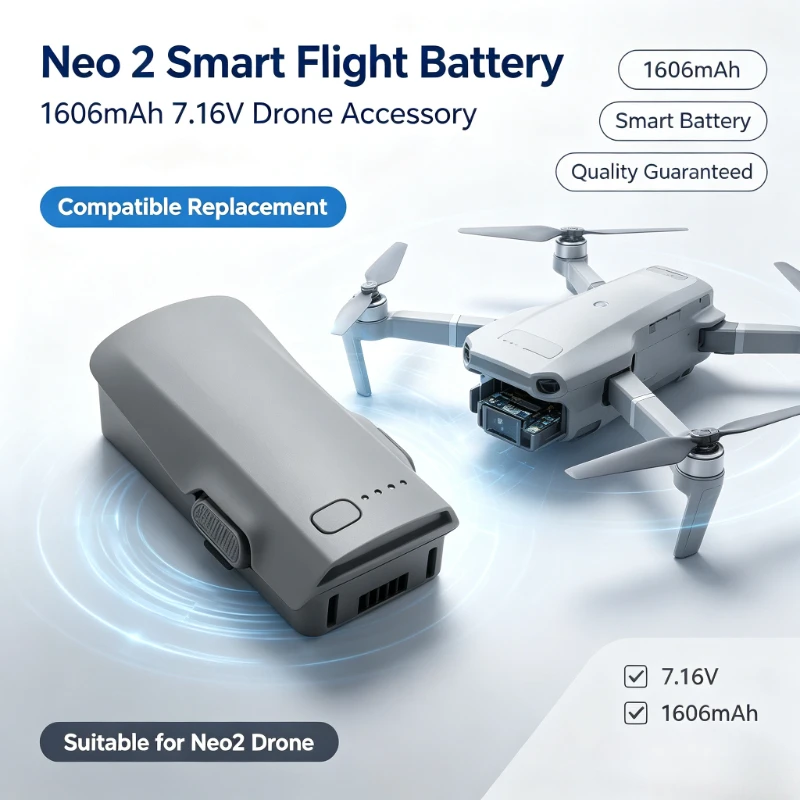 Neo 2 Battery Drone Accessory 1606mAh 7.16V Smart Flight Battery , Suitable for Neo2 Drone, Quality Guaranteed