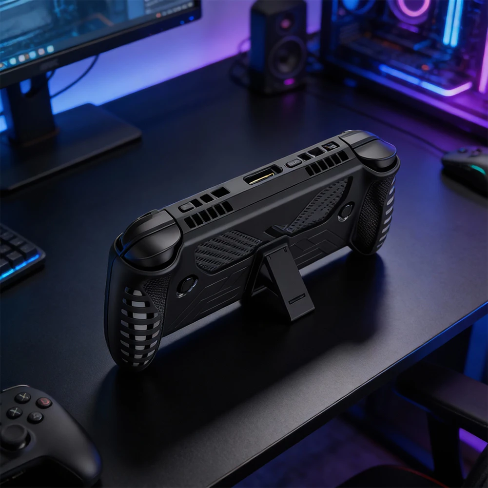 

Чехол из ТПУ для ROG AllyX, защитный чехол-накладка с подставкой, противоударный, противоскользящий, для игровой консоли, 296x125x55 мм, аксессуар