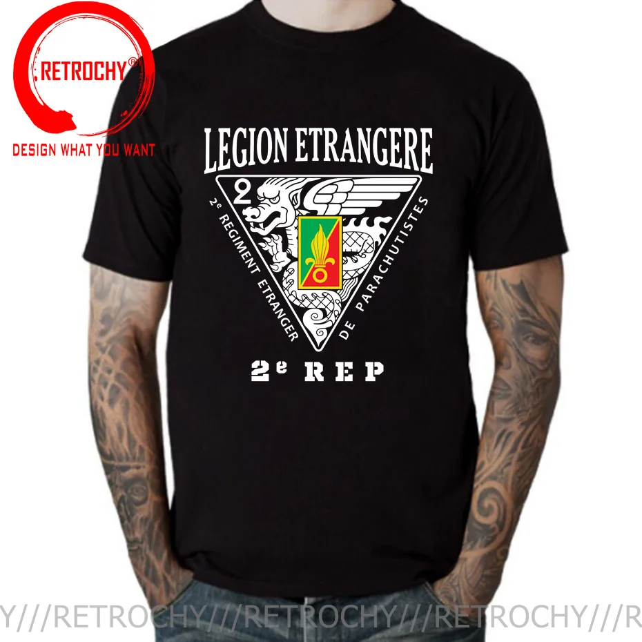 French Legion Etrangere T Shirt Men France 2rep 3rep T-shirt Walk Or Die French Legionnaire Special Forces Military Army TShirt