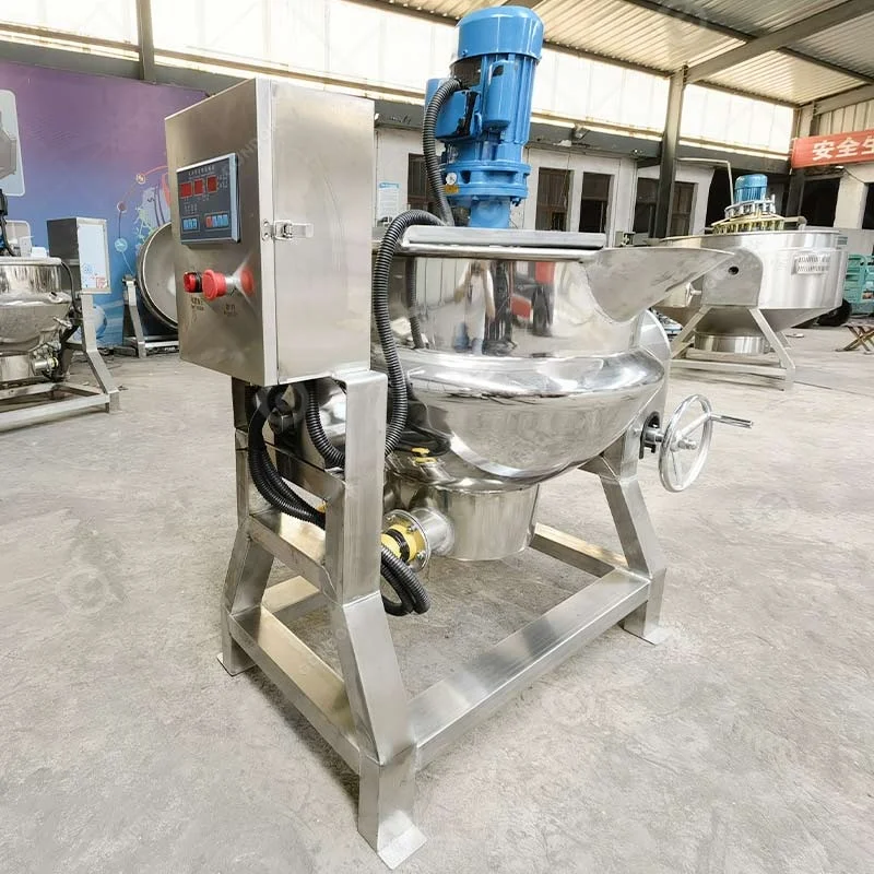 Boiler 2000l Heavy Duty Stem 100 Liter Electric Jam Steam 400l Conduction Oil Plant Cooking Kettle for Honey