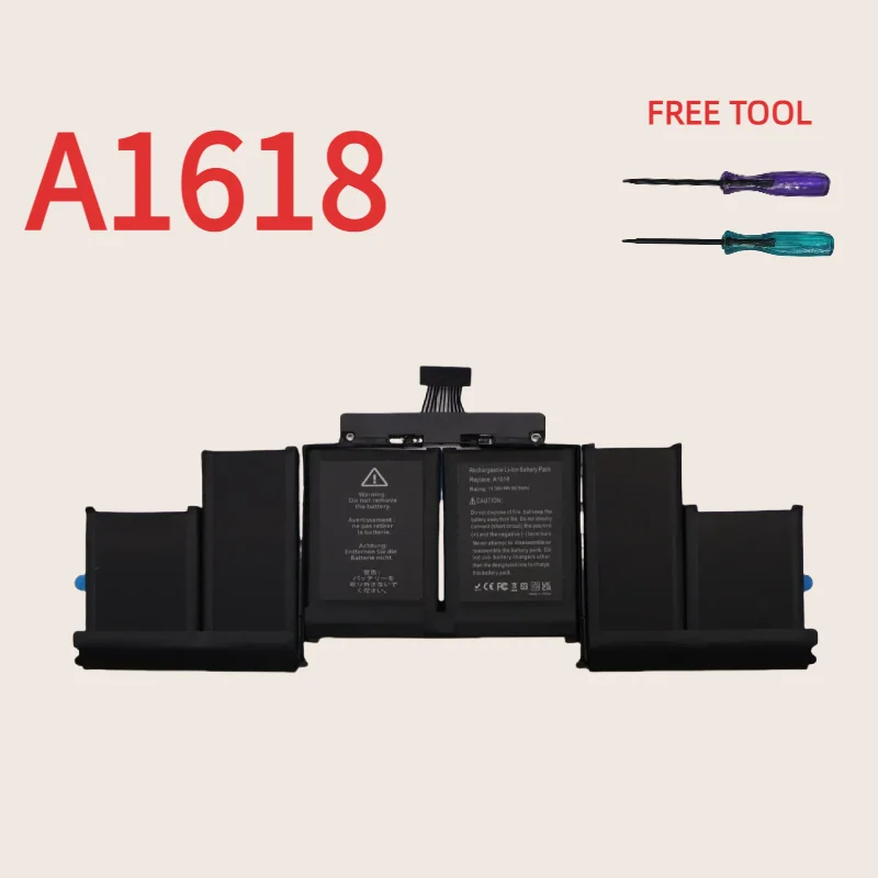 

A1618 Аккумулятор для ноутбука Apple MacBook Pro 15 дюймов A1398 2015 год 020-00079 MJLQ2LL/A MJLT2LL/A с бесплатными инструментами