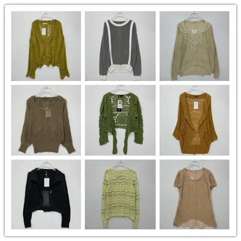 

Винтажный ажурный вязаный свитер ручной работы с плащом с кисточками Sweet Sle V-Ne Long Sve Свободный крой свитер из смеси хлопка