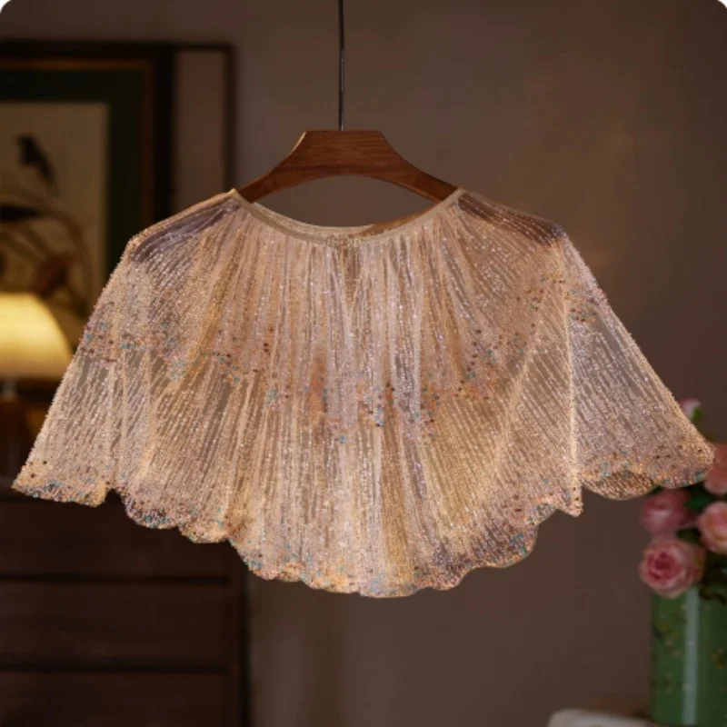 versatile-heavy-handmade-bead-embroidered-lace-short-shawl