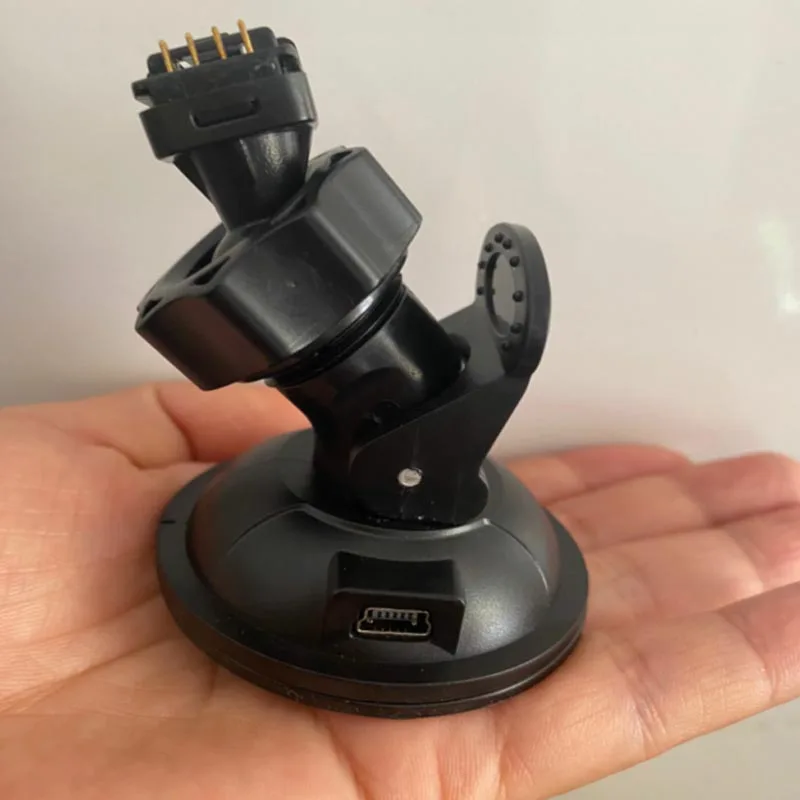 L Suction Cup Holder with Mini USB Port for F8/F7/F3/V90/BL950 Recorder 3pin 4pin Head DVR Dash Cam Bracket Car Windshield Mount