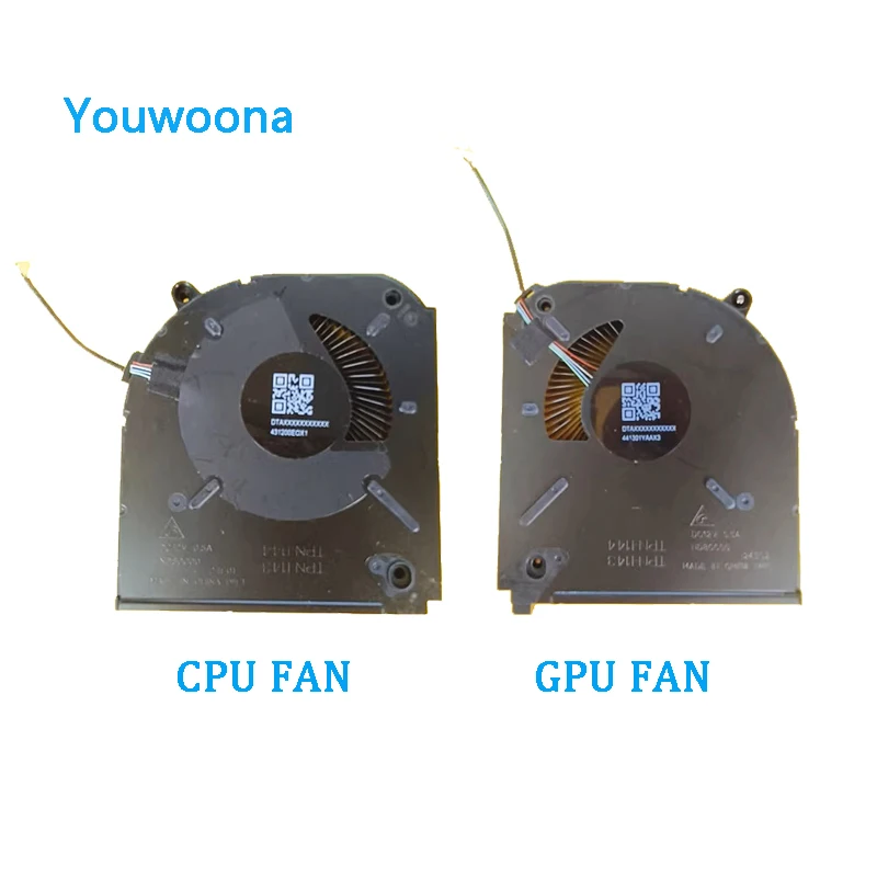 

НОВЫЙ ОРИГИНАЛЬНЫЙ Вентилятор охлаждения процессора и графического процессора для ноутбука HP OMEN MAX 2025 TPN-I143 16-AH TPN-I144