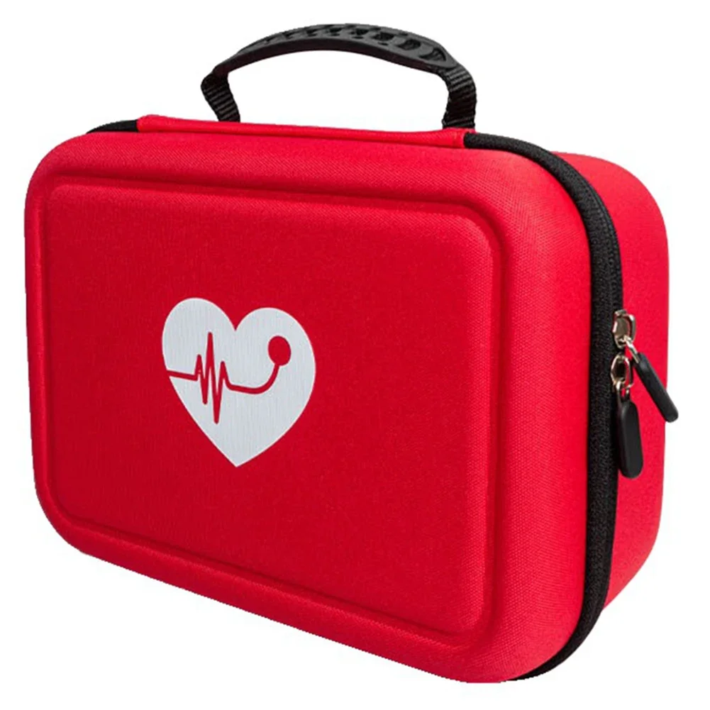 Carry Case for Blood Pressure Monitor and Diabetes Testing Supplies with Water Resistant Fabric and Comfort Handle
