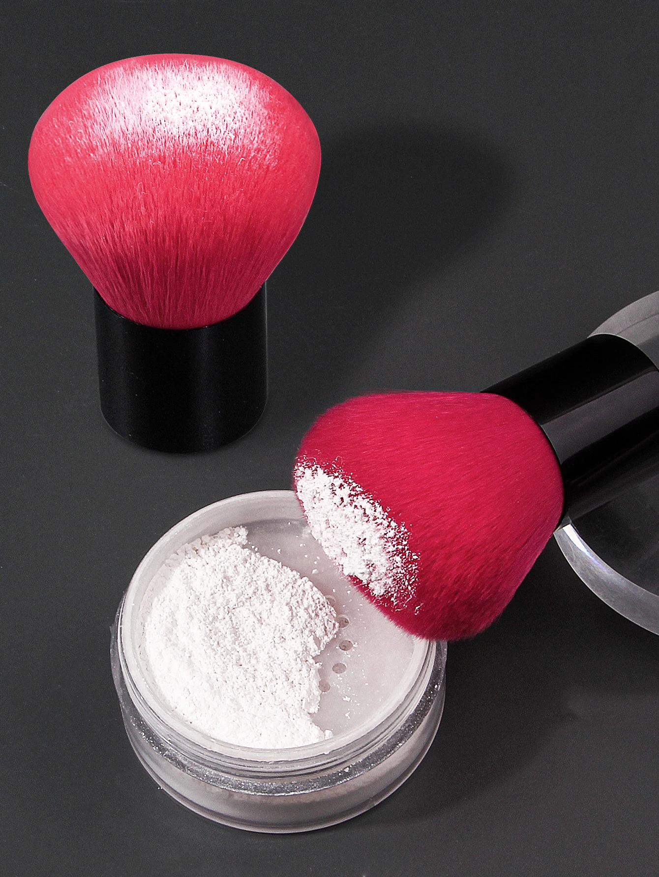 Pinceau de maquillage Kabuki, pinceau fond de teint en poudre, outil de beauté du visage polyvalent pour débutants, 1PC