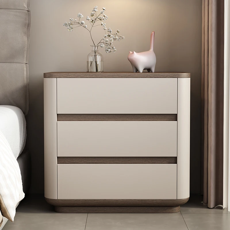 

Trendy Simple Nightstands Storage Modern Premium Luxury Bedside Table Elegant Comodini Camera Da Letto Bedroom Furniture