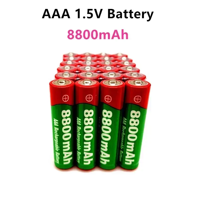 Free ShippingAAA battery 8800 mah rechargeable battery AAA 1.5 V 8800 mah Rechargeable Alcalinas drummey