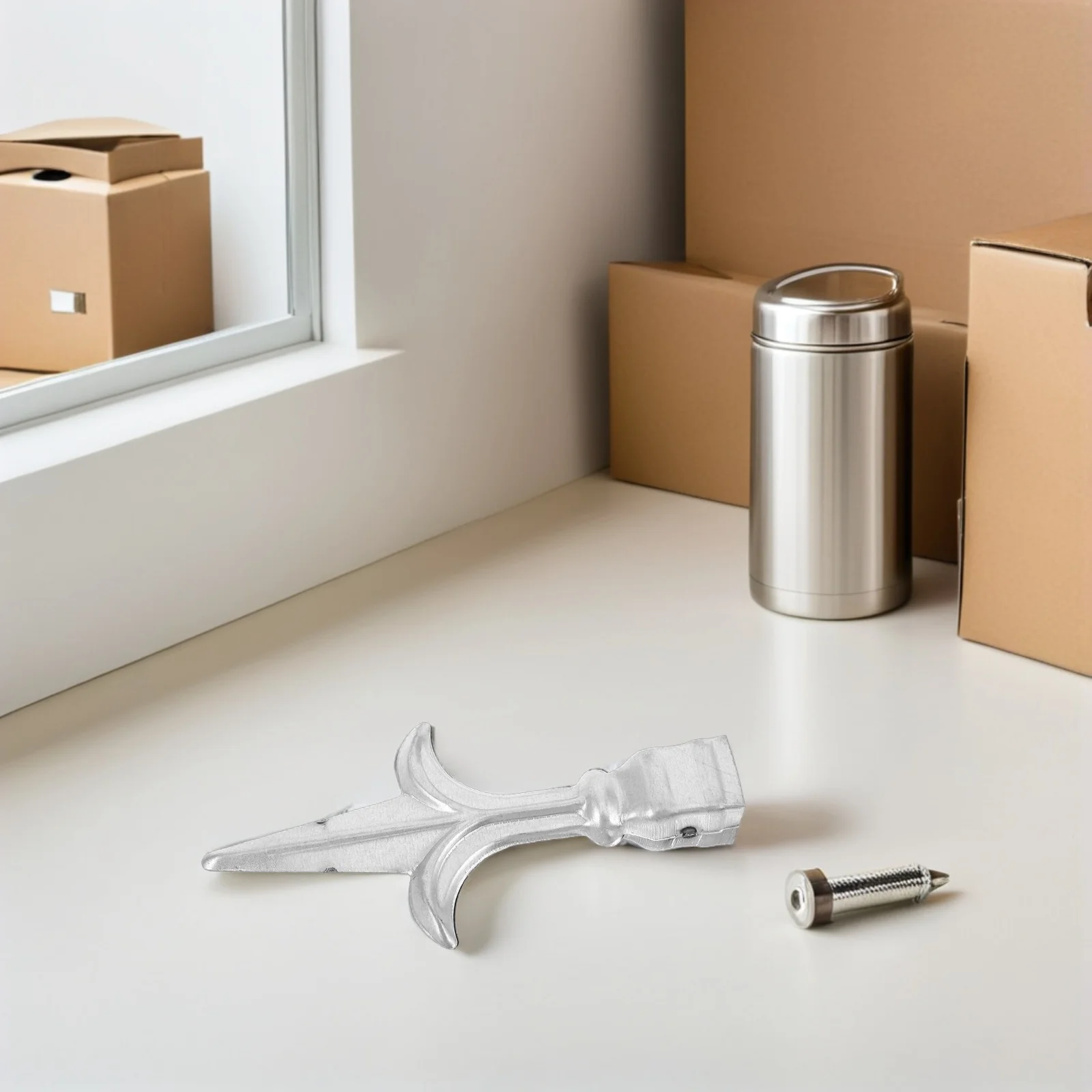 

1pcs Iron Fence Finials: 1" Square Post Caps For Garden Yard Metal Fence Topper Anti Climb Spikes Outdoor Ornament Guardrails