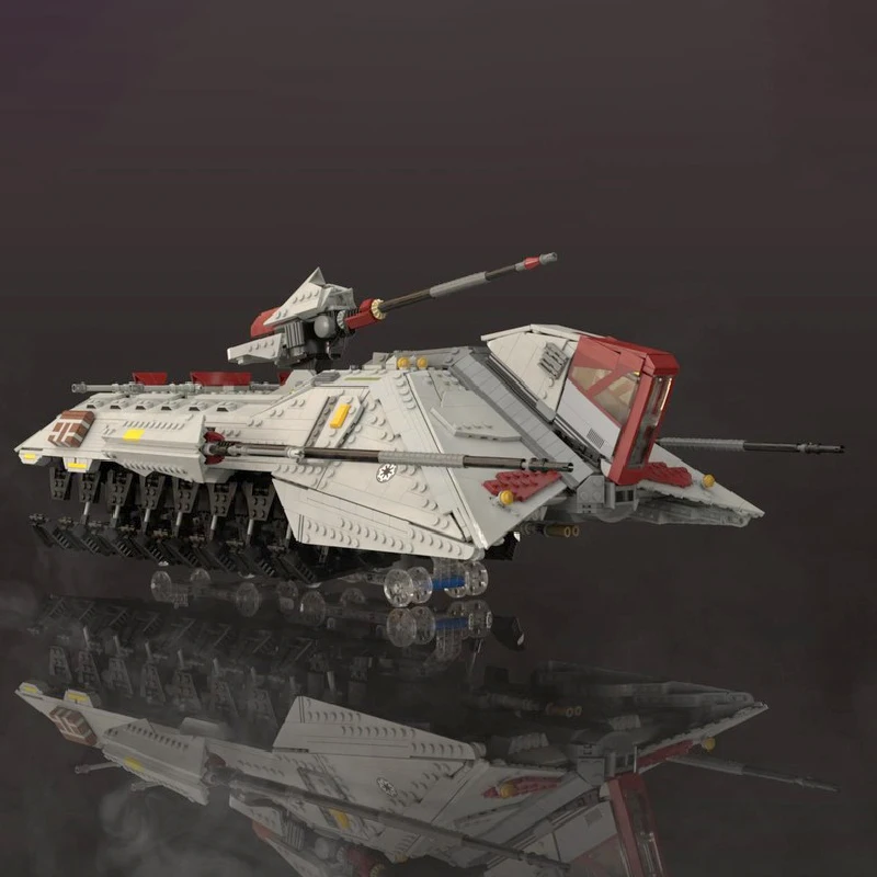 4697 PCS 스타 배틀 포병 수송 MOC 맞춤형 모듈식 빌딩 블록 교육용 어린이 창의력 DIY 축제 장난감 선물
