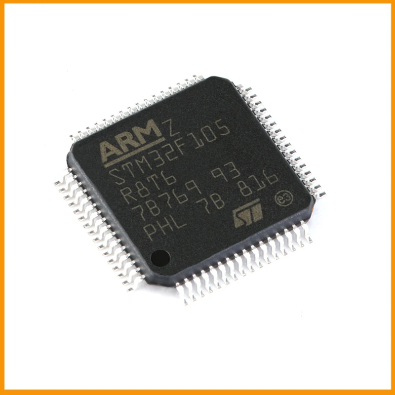 5Pcs/Lot   New Original  STM32F105R8T6 STM32F105  Microcontroller IC 32-Bit Single-Core 72MHz 64KB (64K x 8) FLASH LQFP-64