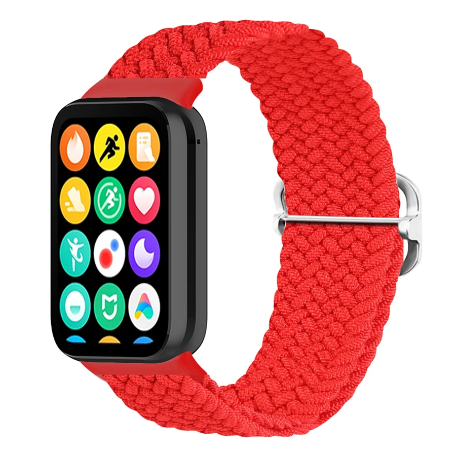 Nylon gevlochten bandje voor Xiaomi Mi Band 8/9/10 Pro armband smartwatch sport comfortabel polsbandje voor Redmi Watch 4 5 6 band