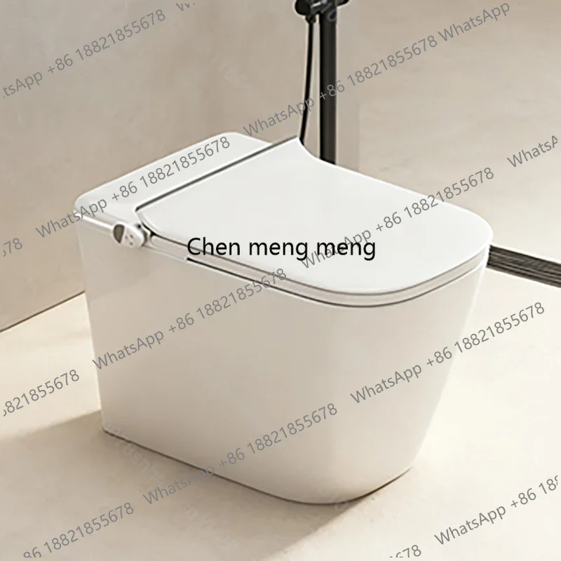 M183 Smart Toilet Intelligent Bidet Air Dryer Heated Seat Auto Open Close Night Light Intelligent Toilet Smart Bidet Elongated B