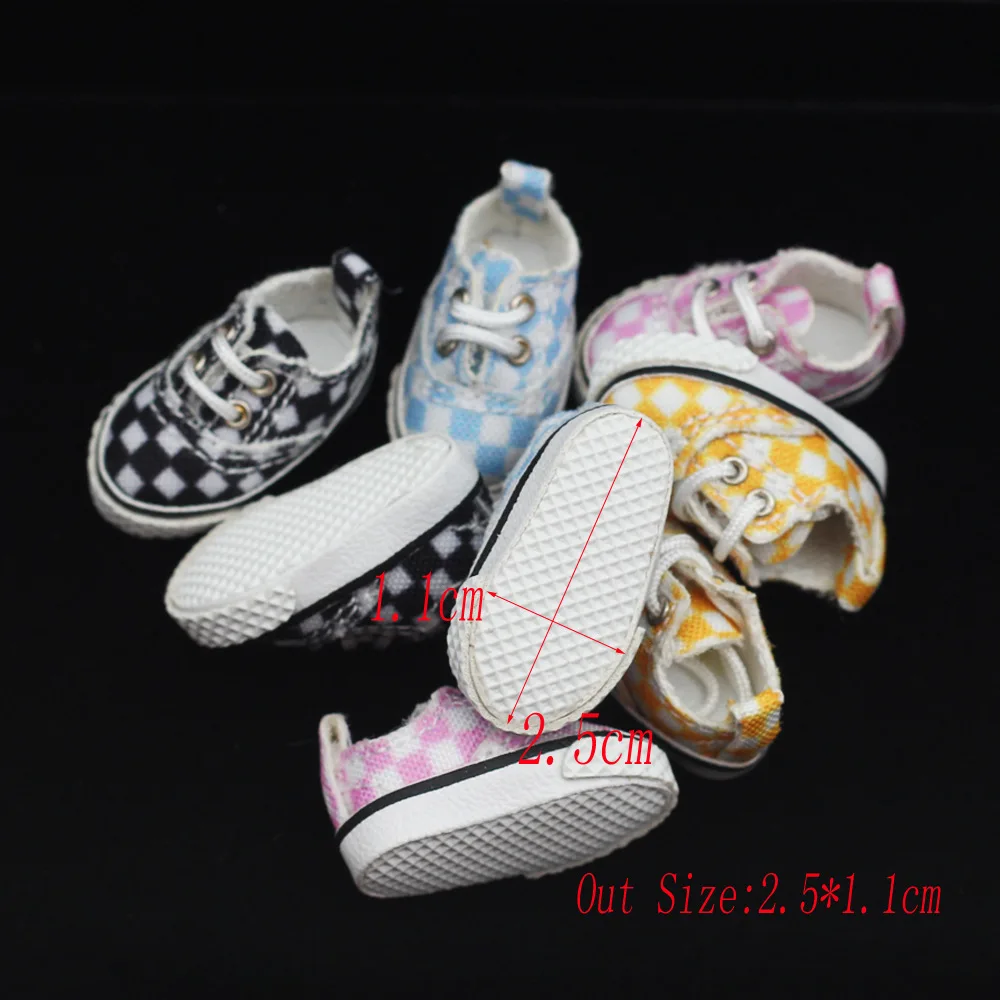 HOUZIWA Molly Gsc 1/12 BJD Shoes Canvas OB11 Doll Shoes