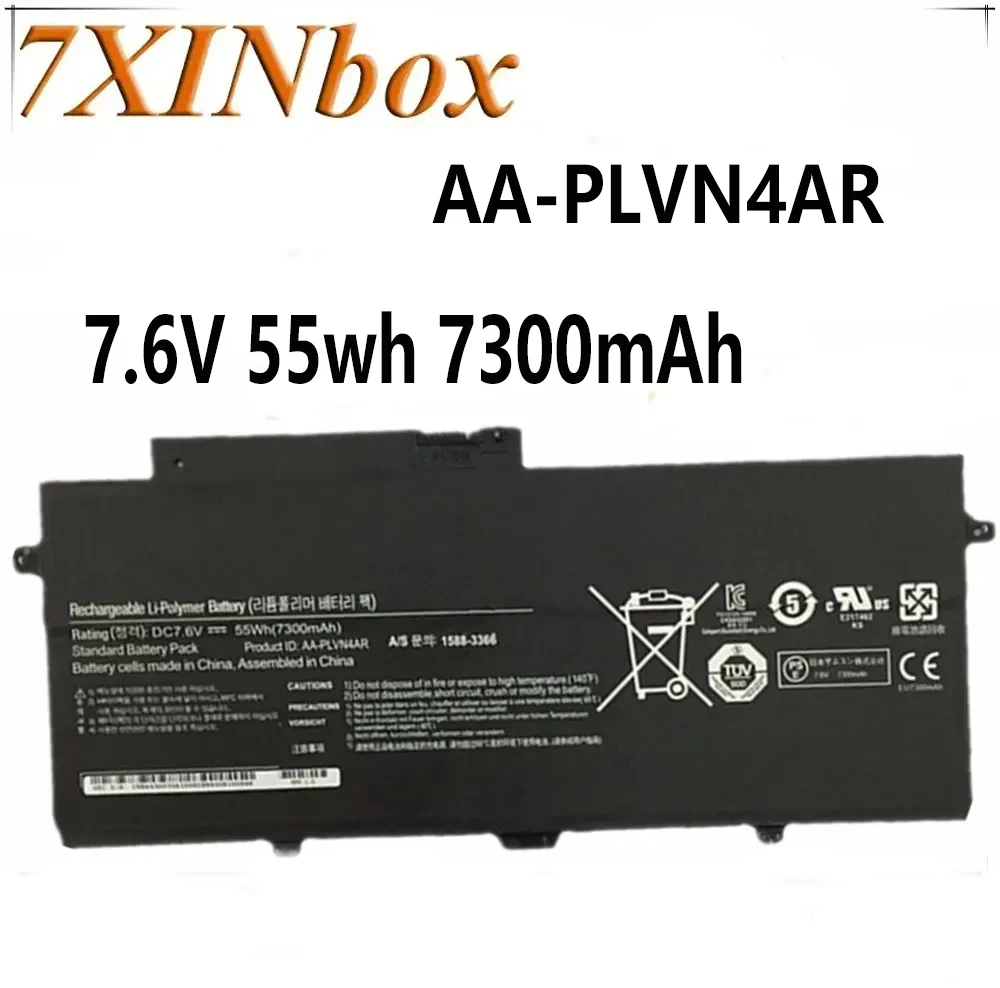 

7XINbox AA-PLVN4AR 7.6V 55wh 7300mAh Laptop Battery For SAMSUNG NP-940X3G NP-910S5J NP-930X3G 940X3G NP910S5J