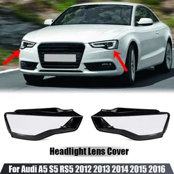 Dla Audi A5 S5 RS5 2012 2013 2014 2015 2016 osłona reflektora przezroczysty klosz reflektor maska soczewki pleksi