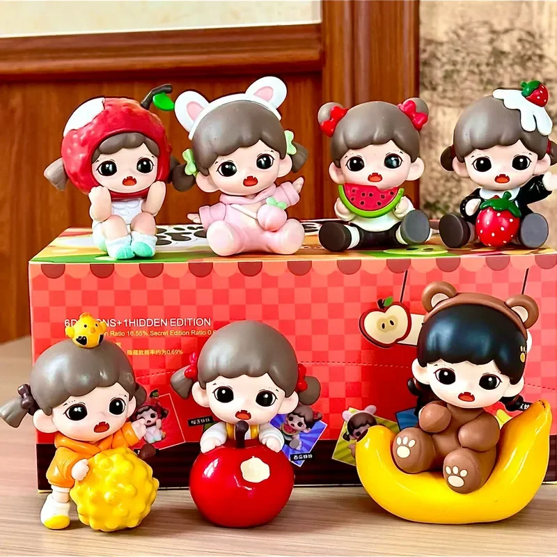 

In Stock Genuine Baby Zoraa I Love Fruits Blind Box Cute Collectible Trendy Art Toy Figurines Desktop Decor Surprise Gift Girls