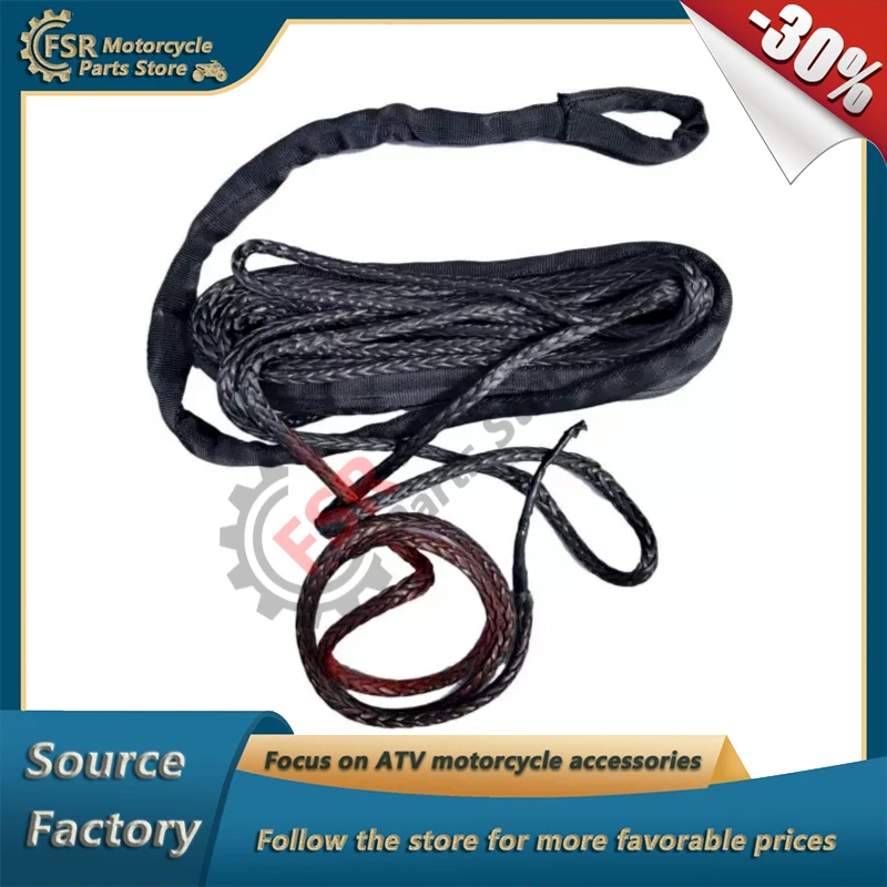 U01-M051120-000-00 4500LBS Winch Nylon Rope,For Segway AT10L ABS AT10WL MUD Fugleman UT6 Villain SX20T ATV UTV Quad Parts