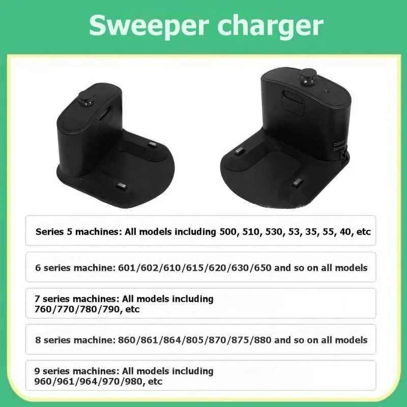 

Зарядная док-станция N98R с сетевым кабелем для роботов-пылесосов Irobot Roomba серий 500/600, 700/800, 900, комплектующие для зарядной базы