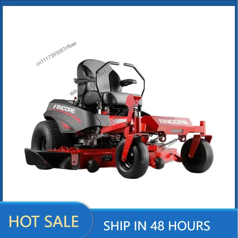 Commercial-Grade 4-Stroke Riding Zero Turn Lawn Mower Tractor Hydraulically-Powered Large Lawn Cutting Blade for 10 Hectares