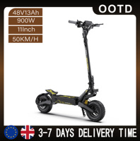 OOTD T10 High Performance Electric Scooter 900W Motor 48V System 11 Inch Vacuum Tires 150kg Weight Capacity