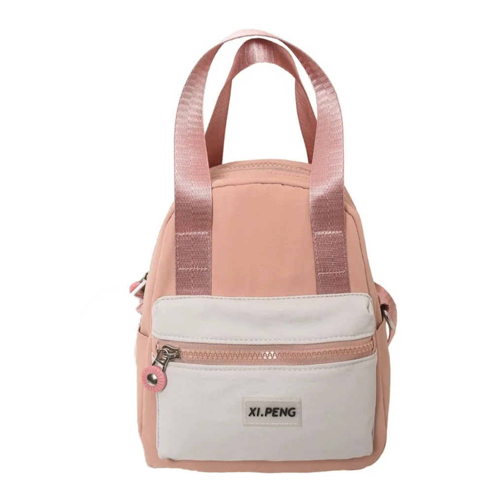 

Multifunctional Crossbody Phone Pouch Korean Style Street Style Nylon Shoulder Bag Solid Color Tote Bag Small Square Bag