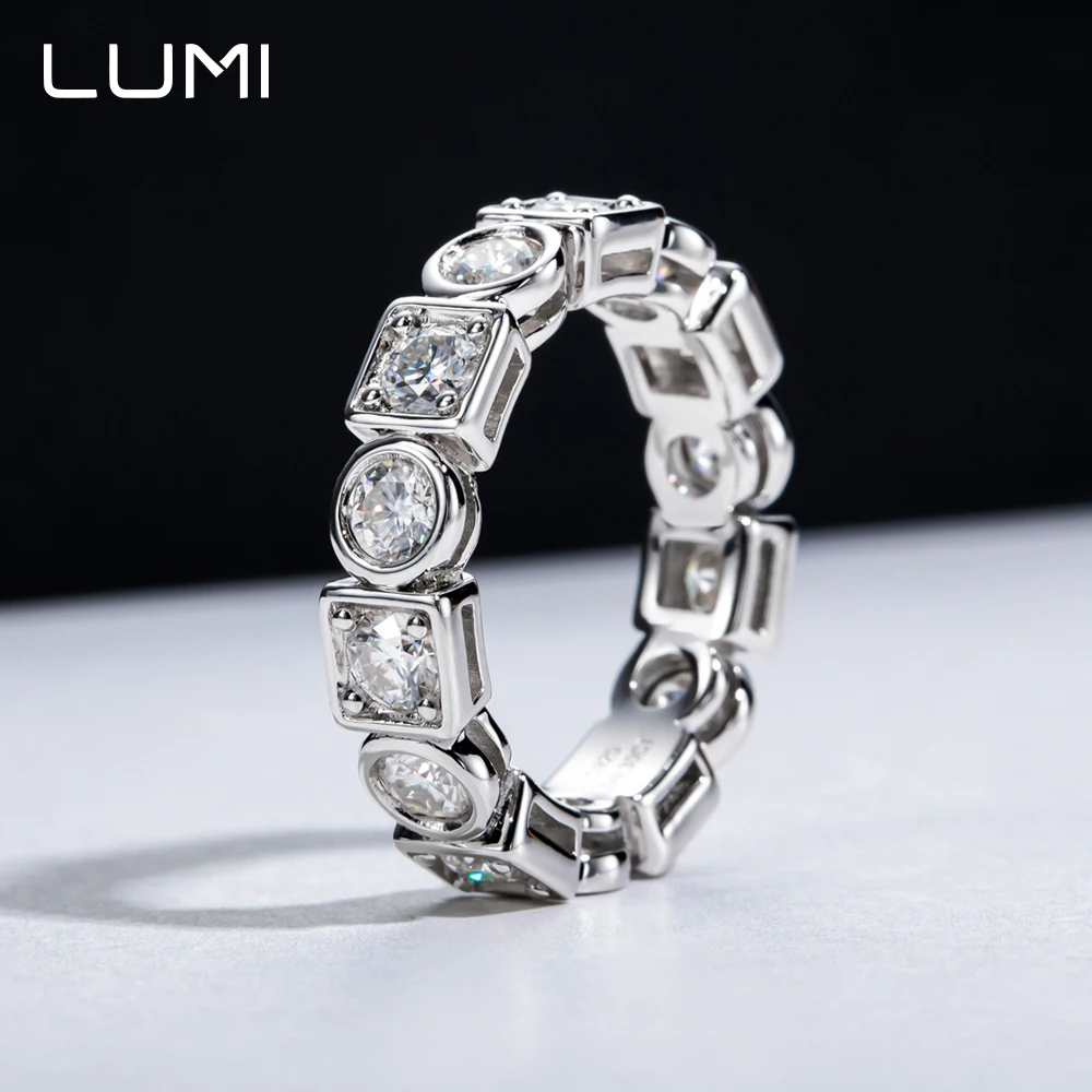 

Luxury 14pcs 0.2ct Moissanite 925 Sterling Silver Lady Ring Sparkling Fine Jewelry Party Anniversary Gift Eternal Love