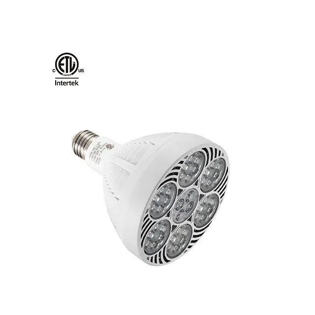 Iluminação interna certificação etl luz led par38 led spot light 40w 60w super brilhante para jóias igreja compras
