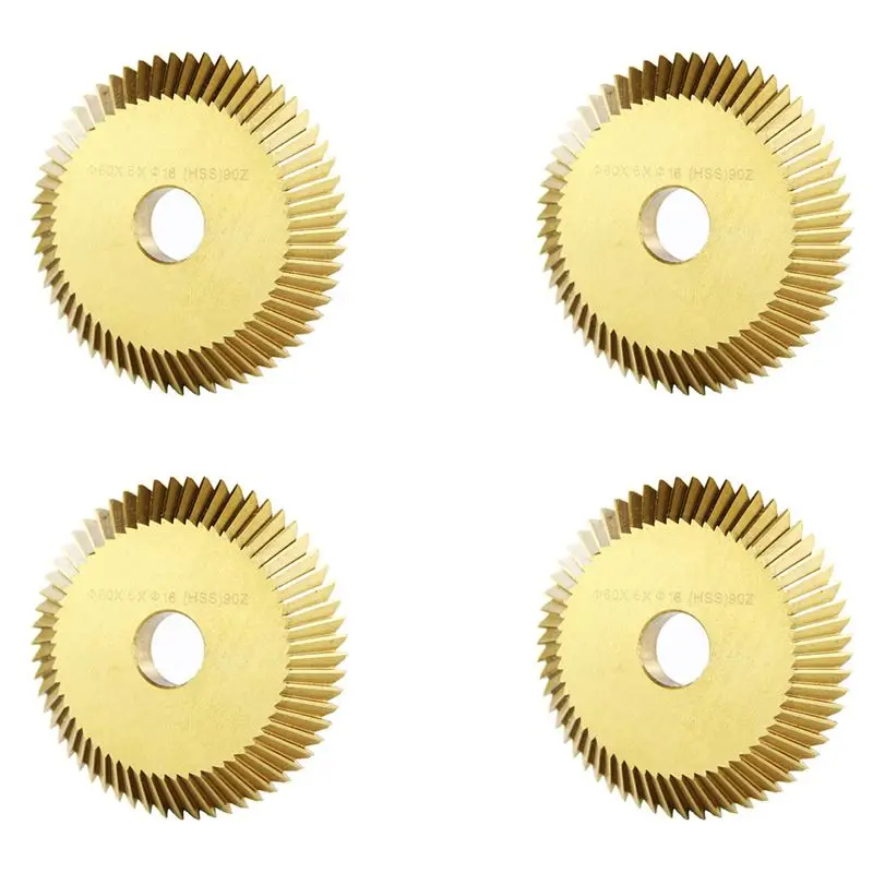 

AB11-4X Titanium Plating 60X6x16mm Key Cutting Blade For All Horizontal Key Machine Disk Cutter