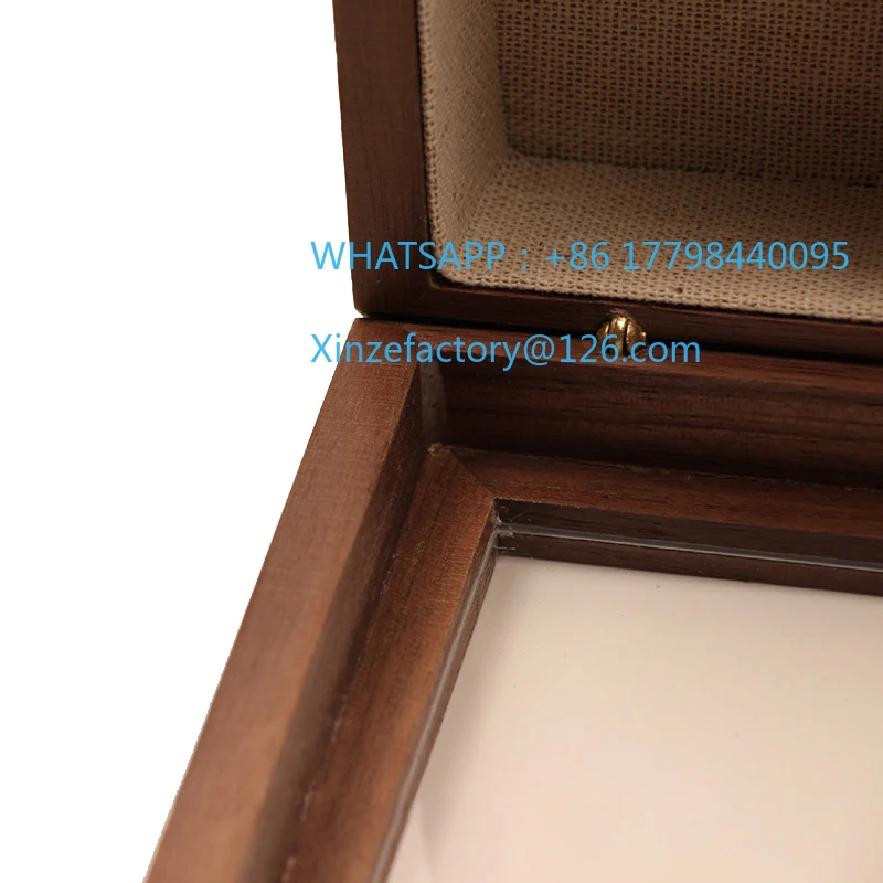 صندوق مجوهرات خشبي قابل للتخصيص، صناديق تخزين حلقية للسفر، صندوق عرض منظم للنساء مع مغناطيسي