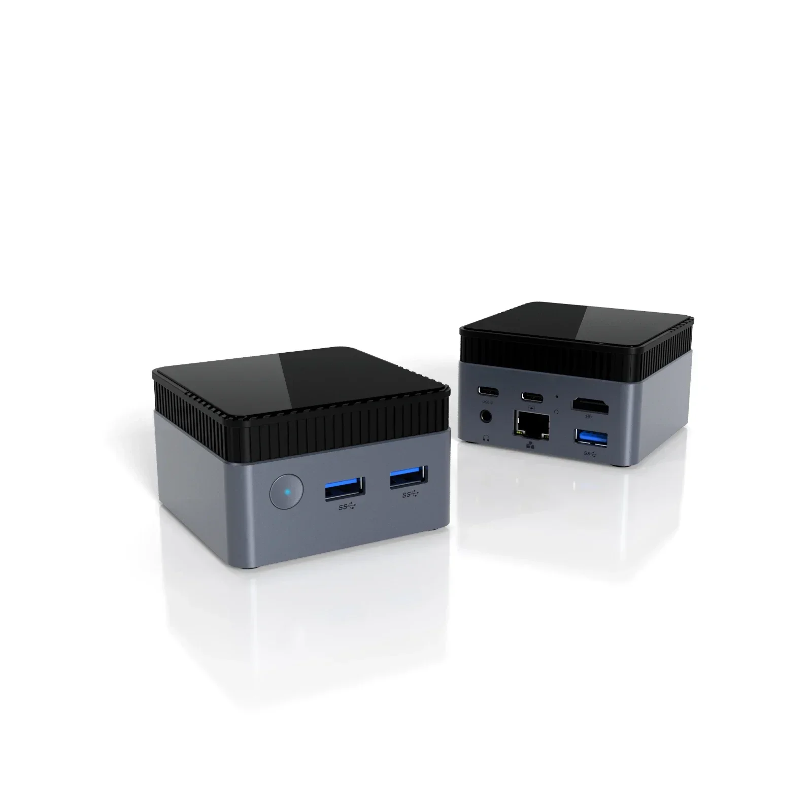 SZBOX ZX01 PLUS Pocket Mini PC Intel N150 LPDDR5 12GB M.2 SSD Type-C Office Desktop Gamer Computer Wifi5 BT5.0 Windows 11 PRO
